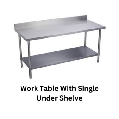 Work Table With Single Under Shelve