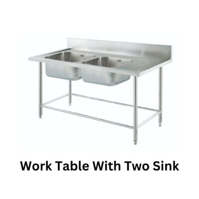 Work Table With Two Sink