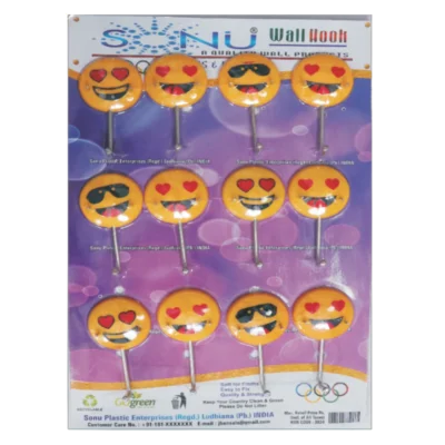 SINGLE PIN HOOK SMILEY SERIES